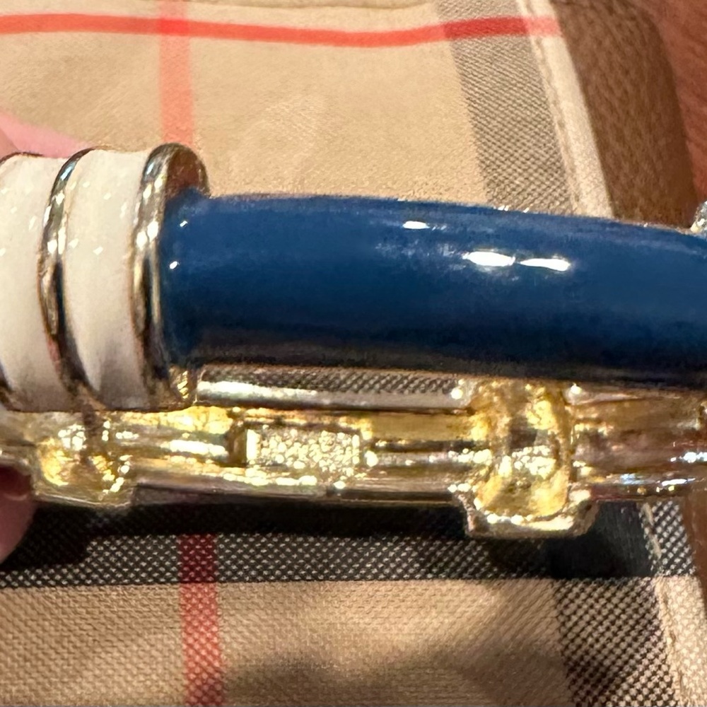 Kenneth Jay Lane Blue Enamel Bracelet